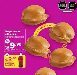 Tambo Empanadas clasicas + coca-cola or inca kola oferta