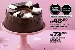 Plaza Vea La Florencia volcán de chocolate oferta