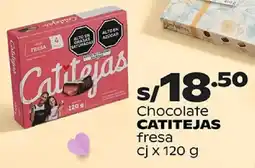 Plaza Vea Catitejas chocolateFRESA fresa oferta
