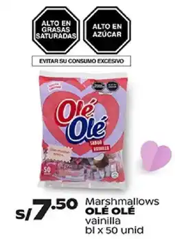 Plaza Vea Olé Olé marshmallows oferta