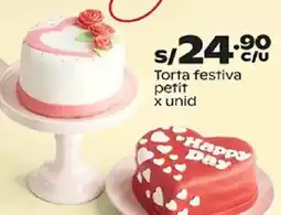 Plaza Vea Torta festiva petit oferta