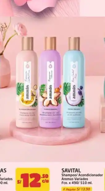 SAVITAL Shampoo/ Acondicionador Aromas Variados