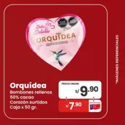 Vega Orquídea Bombones rellenos oferta