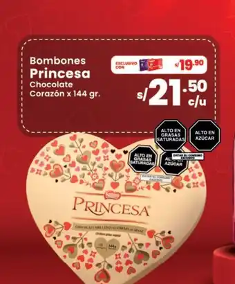 Bombones Princesa Chocolate