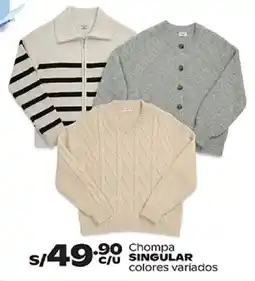 Plaza Vea Singular chompa oferta