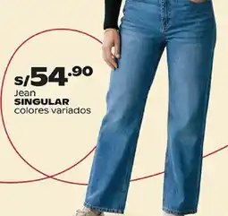 Plaza Vea Singular jean oferta