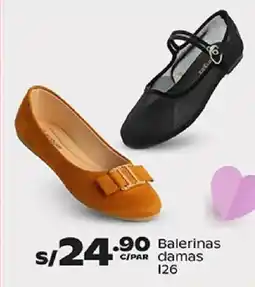 Plaza Vea Balerinas damas oferta