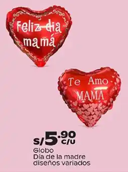 Plaza Vea Globo día de la madre oferta