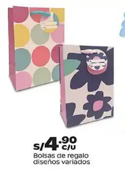 Plaza Vea Bolsas de regalo oferta