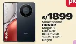 Plaza Vea Honor Magic 8 Lite oferta