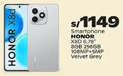 Plaza Vea Honor X8D oferta