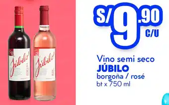 Júbilo vino semi seco