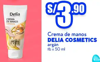 Delia Cosmetics crema de manos