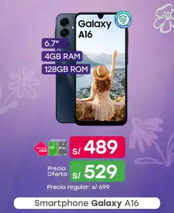 Tottus Samsung Galaxy A16 oferta
