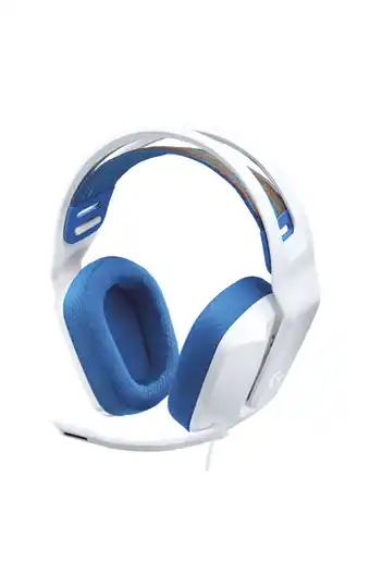 Tiendas EFE Audífonos gamer logitech g con micrófono g335 - blanco oferta