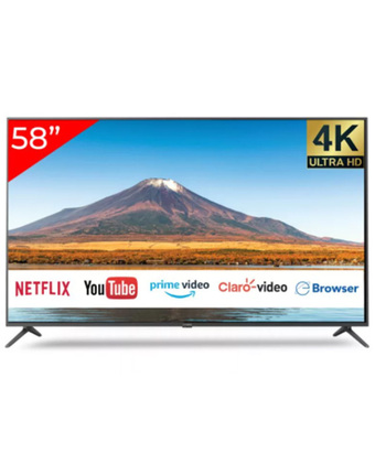 Tiendas EFE Aiwa tv led metal frame 58" 4k smart linux aw58b4k oferta