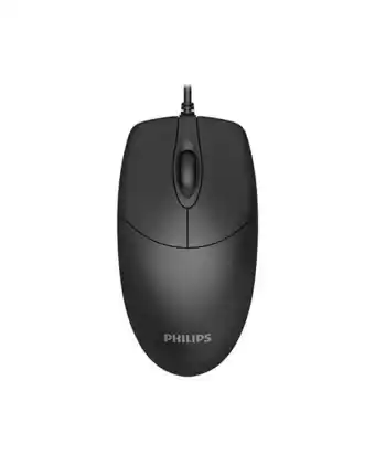 Tiendas EFE Mouse de oficina philips spk7234 3 botones 1000 max dpi - negro oferta