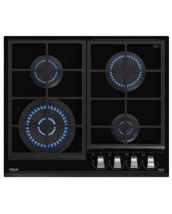 Tiendas EFE Combo teka: encimera cristal gas gzc 64320 xbb + campana dpl 986 t c/f + horno eléctrico hsb 610 bk oferta