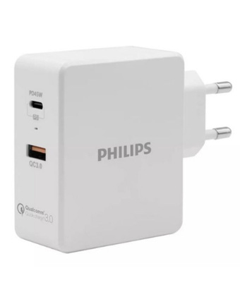 Tiendas EFE Cargador de pared philips con 5 puertos dlp6319 - blanco oferta