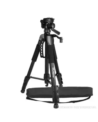 Tiendas EFE Trípode ajustable 1/4"-20 huepar tpd14 56" cabezal giratorio oferta