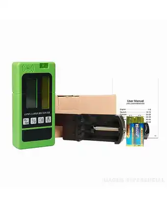 Tiendas EFE Receptor láser digital 60m huepar lr-5rg de haz verde y rojo oferta