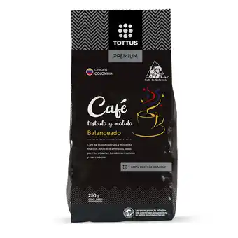 Tottus Cafe molido balanceado tottus premium 250g oferta