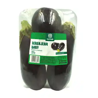 Tottus Berenjena baby tottus x 250 gr oferta
