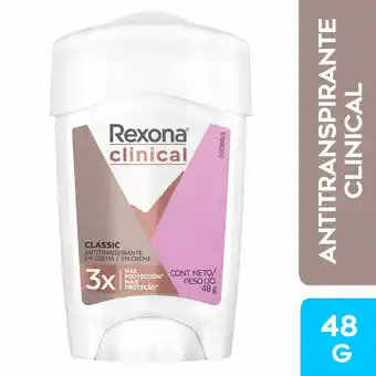 Tottus Antitrans crema rexona women clinical caja x48g oferta