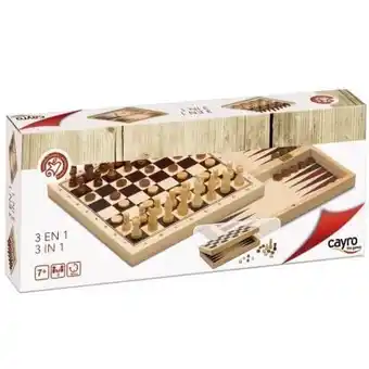 Tottus Ajedrez damas backgammon 3 en 1 oferta