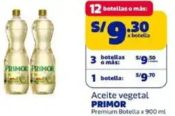 Makro Primor aceite vegetal premium botella oferta