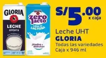 Gloria leche uht todas las variedades caja