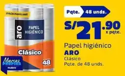 Makro Aro papel higiénico clásico pqte. oferta