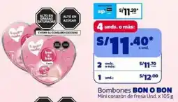 Makro Bon o bon bombones mini corazón de fresa oferta