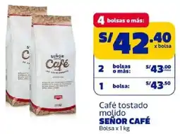 Makro Señor café café tostado molido bolsa oferta