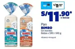 Makro Bimbo pan sin bordes bolsa oferta