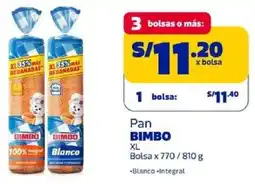 Makro Bimbo pan bolsa oferta