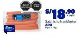 Makro Aro salchicha frankfurter pqte. oferta