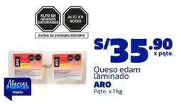 Makro Aro queso edam laminado pqte. oferta