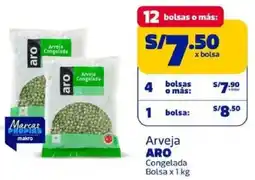 Makro Aro arveja congelada bolsa oferta
