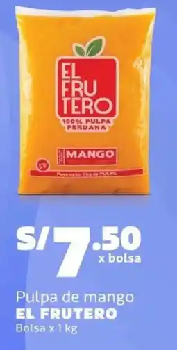 Makro El frutero pulpa de mango bolsa oferta