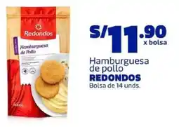 Makro Redondos hamburguesa de pollo bolsa oferta