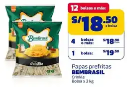 Makro Bembrasil papas prefritas crinkle bolsa oferta