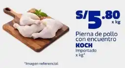 Makro Koch pierna de pollo con encuentro importado oferta