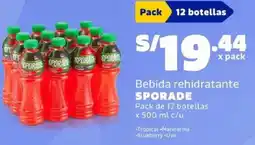 Makro Sporade bebida rehidratante oferta