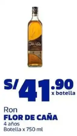 Makro Flor de caña ron 4 años botella oferta