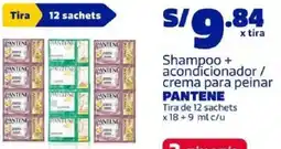 Makro Pantene shampoo + acondicionador / crema para peinar oferta