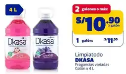 Makro Dkasa limpiatodo fragancias variadas galón oferta