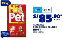 Makro Hipet alimento para perros adultos saco oferta