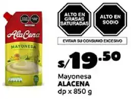 Plaza Vea Alacena mayonesa dp oferta