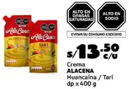 Plaza Vea Alacena crema huancaína / tarí dp oferta